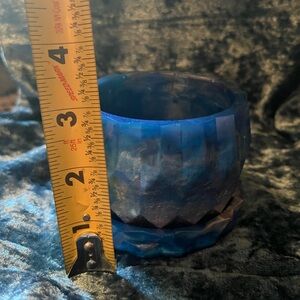 Blue Decorative Plant Holder